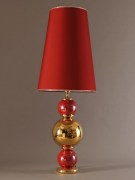 Lampada GLOBO rosso h 58