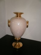 Vaso con anelli beige
